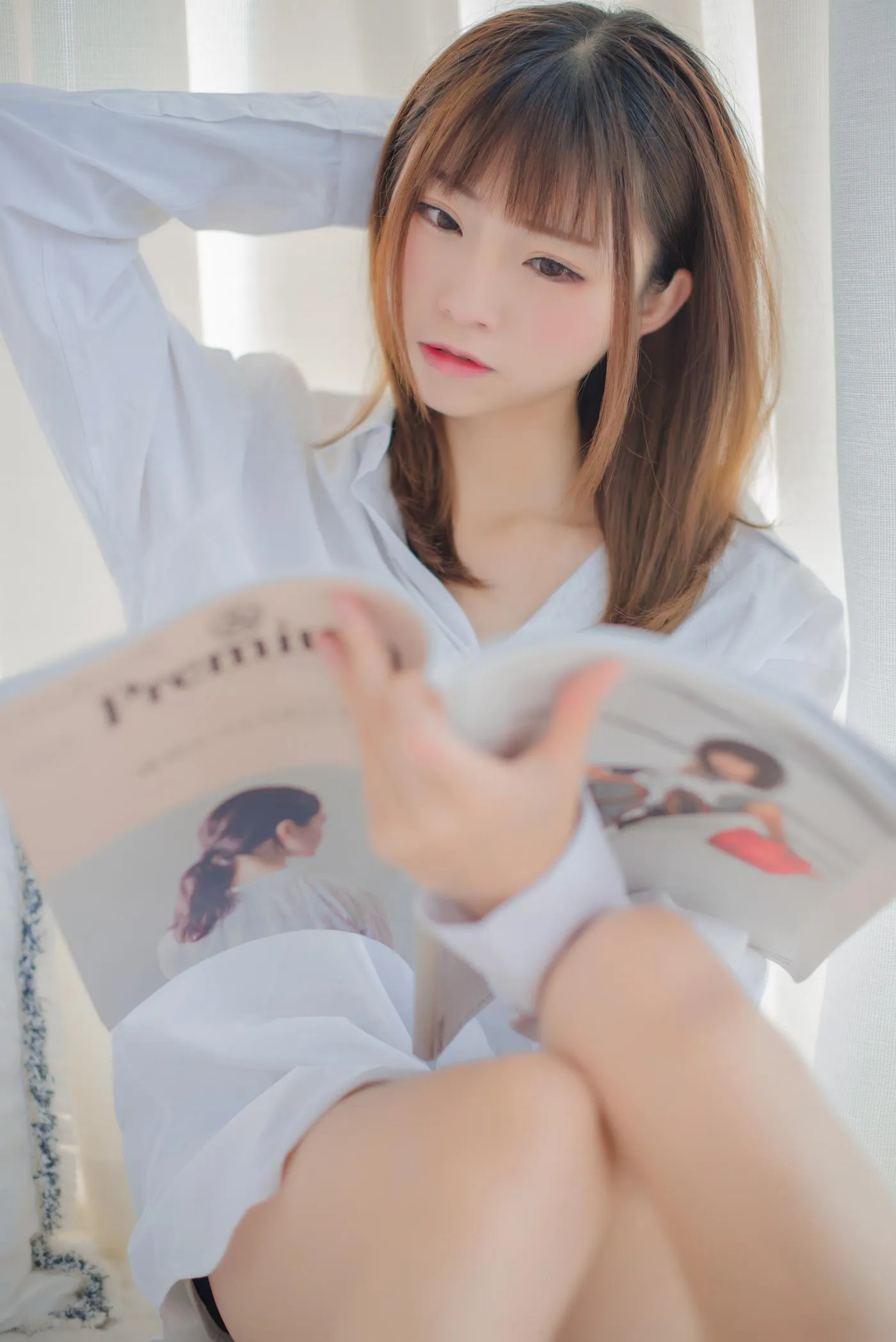 绮太郎_Kitaro – NO.27 白衬衫 [47P]插图